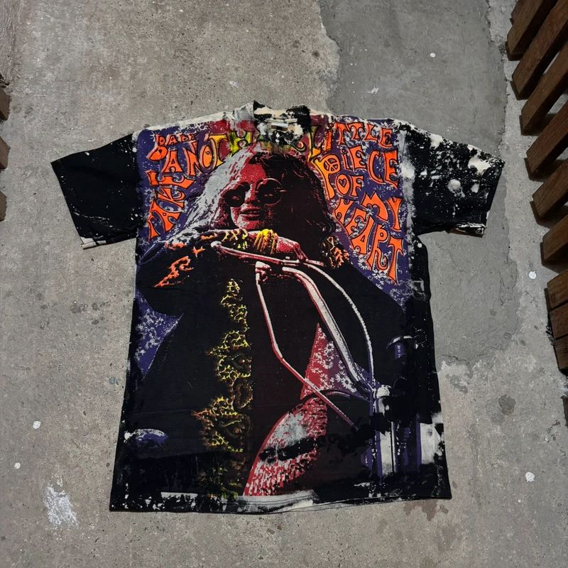 Vintage Mosquitohead Acid Wash Janis Joplin Tee stedman