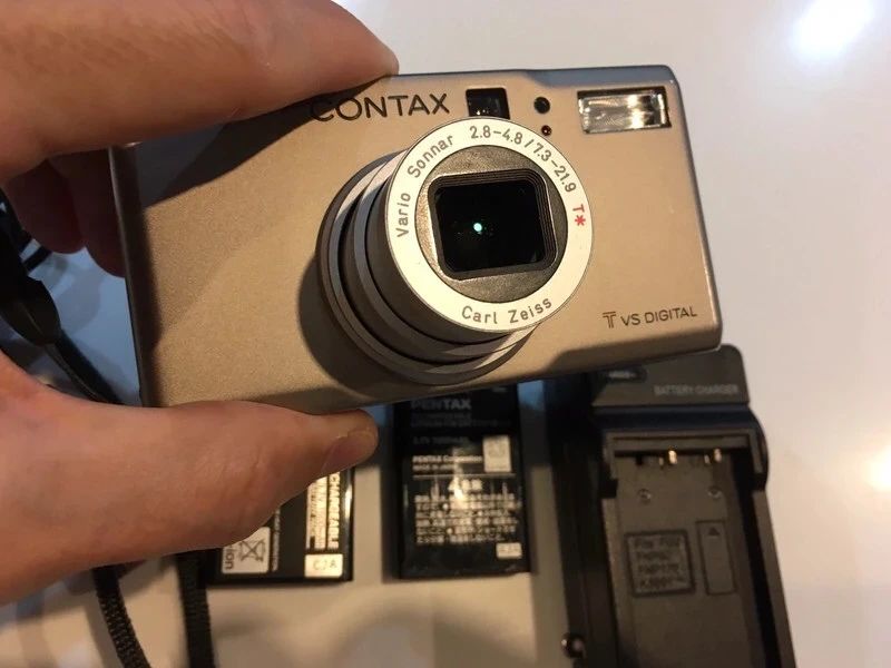 Contax Silver and Grey Cameras-and-accessories